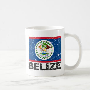 Belize Vintage Flag Coffee Mug