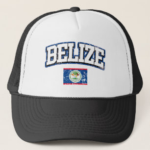 Belize Vintage Flag Trucker Hat