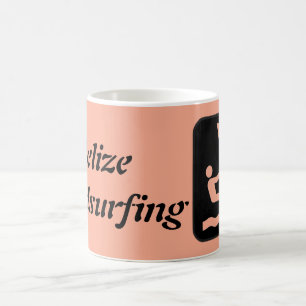 Belize Windsurfing (Long Caye Glover's Reef Atoll) Coffee Mug