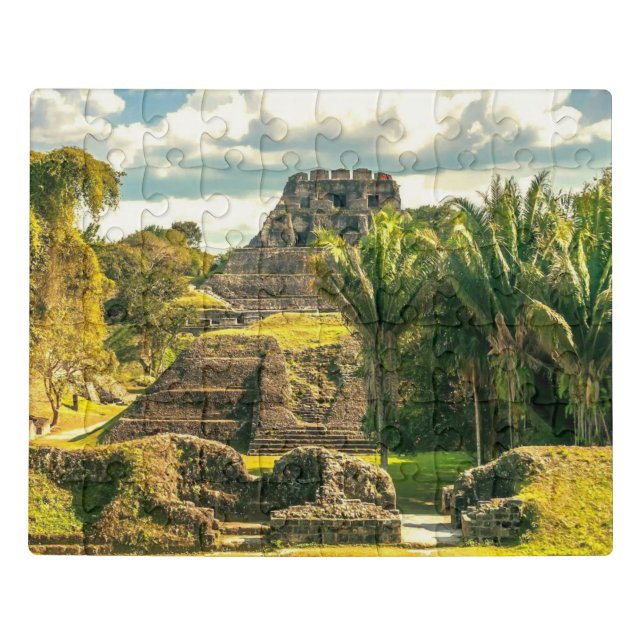 Belize Xunantunich stylized Jigsaw Puzzle (Puzzle Horizontal)