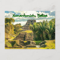 Belize Xunantunich stylized