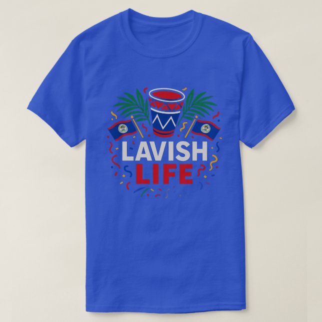 Belizean Carnival Edition Lavish Shirt (Design Front)