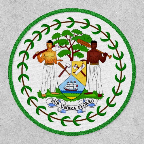 Belizean Coat of Arms Belize Patch