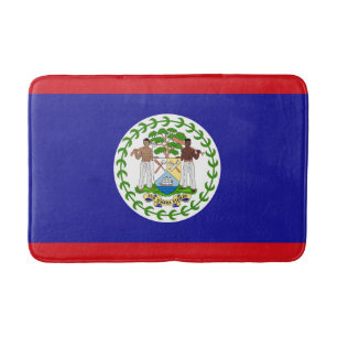 Belizean Flag Bath Mat