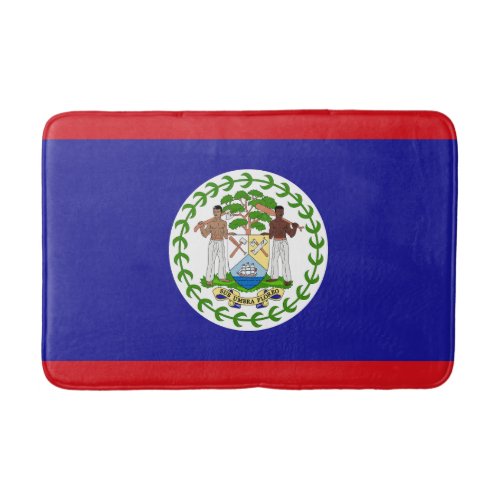 Belizean Flag Bath Mat