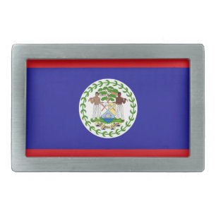 Belizean Flag Belt Buckle