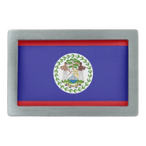 Belizean Flag Belt Buckle