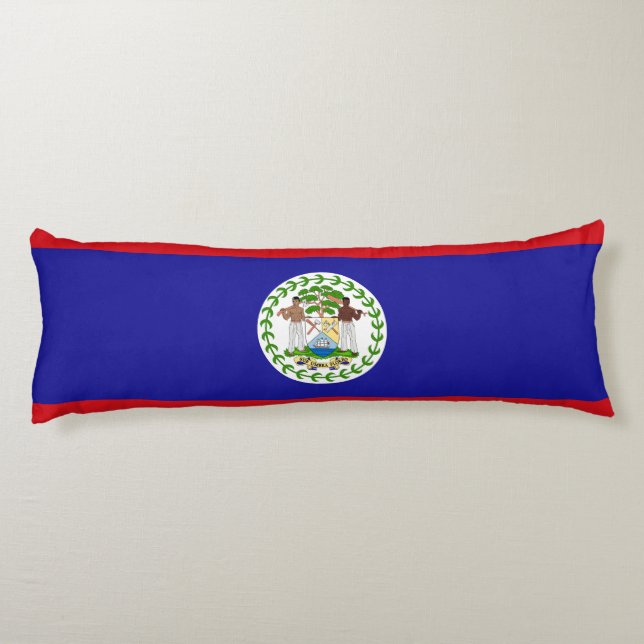 Belizean Flag Body Pillow (Back)