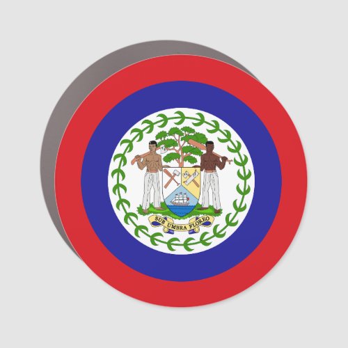Belizean Flag Car Magnet