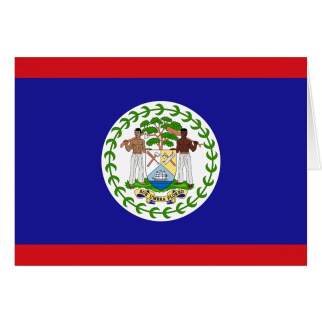 Belizean Flag Cards (Front Horizontal)