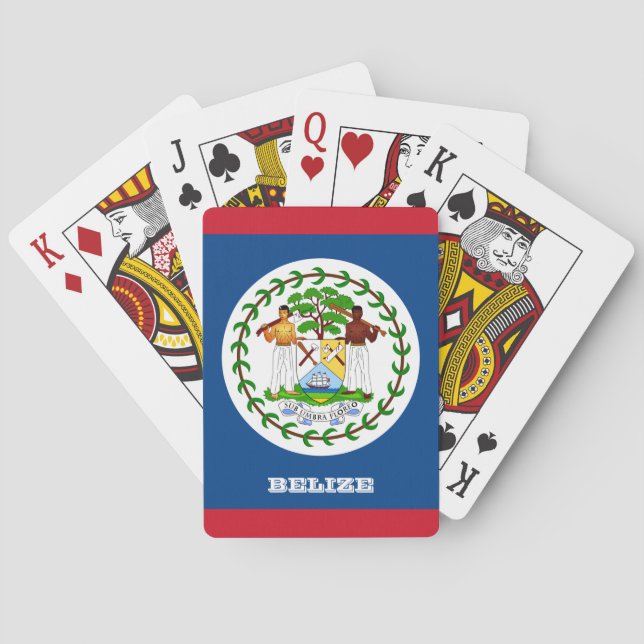 Belizean Flag Games, Belize Playing Cards (Back)