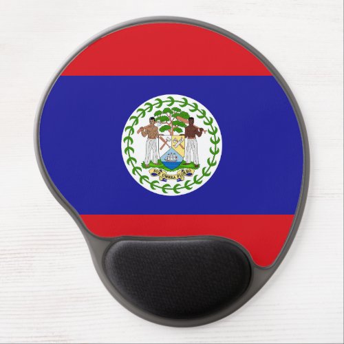 Belizean Flag Gel Mouse Pad