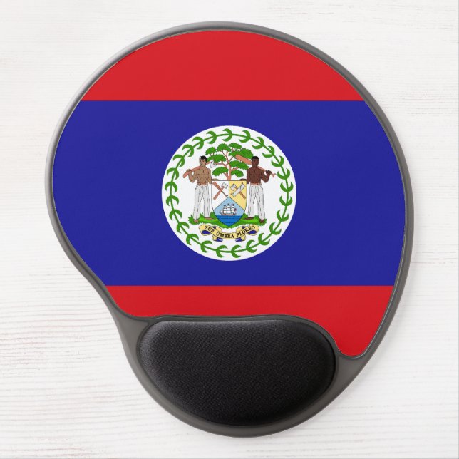 Belizean Flag Gel Mouse Pad (Front)