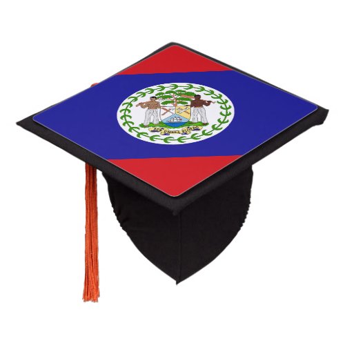 Belizean Flag Graduation Cap Topper