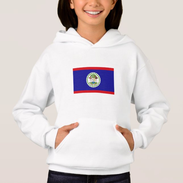Belizean Flag Hoodie (Front)