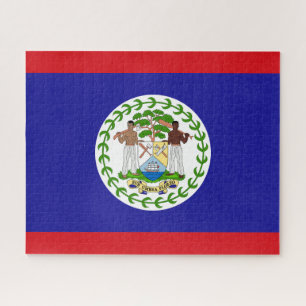 Belizean Flag Jigsaw Puzzle