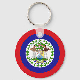 Belizean Flag Keychain