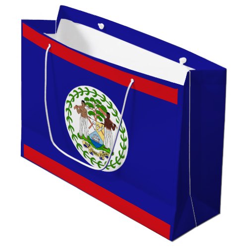 Belizean Flag Large Gift Bag