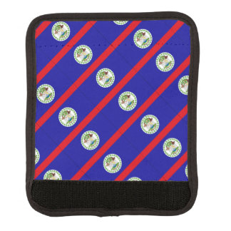 Belizean Flag Luggage Handle Wrap