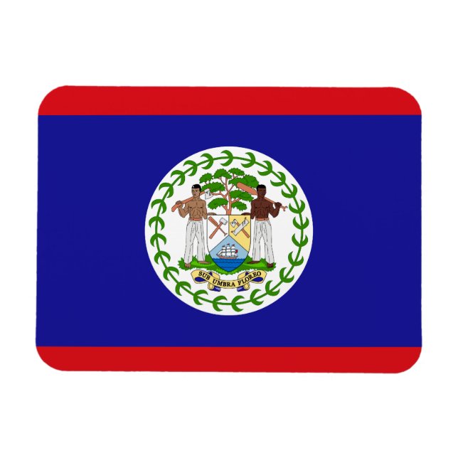 Belizean Flag Magnet (Horizontal)