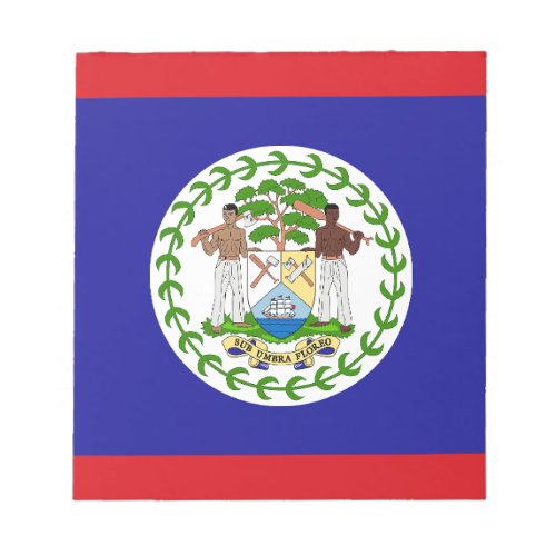 Belizean Flag Notepad