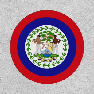 Belizean Flag Patch