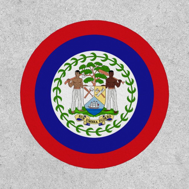 Belizean Flag Patch (Front)