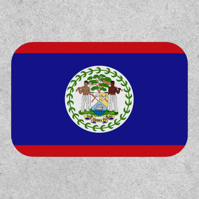 Belizean Flag Patch (Front)