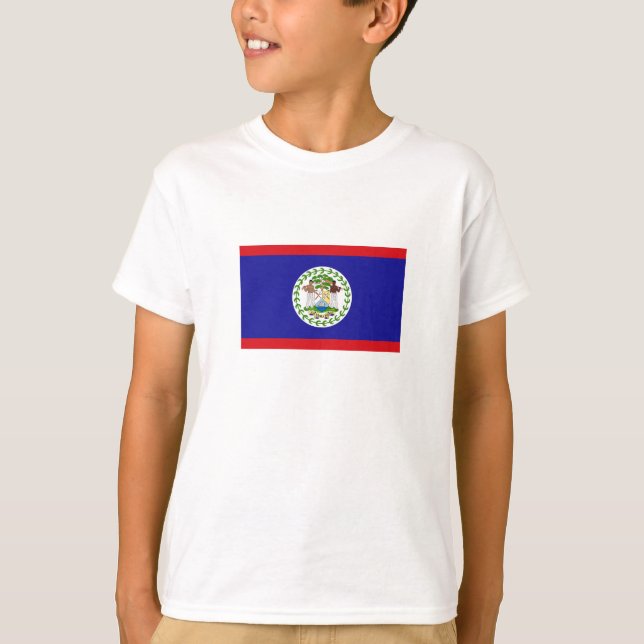 Belizean Flag T-Shirt (Front)
