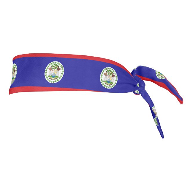 Belizean Flag Tie Headband (Rotate 90)
