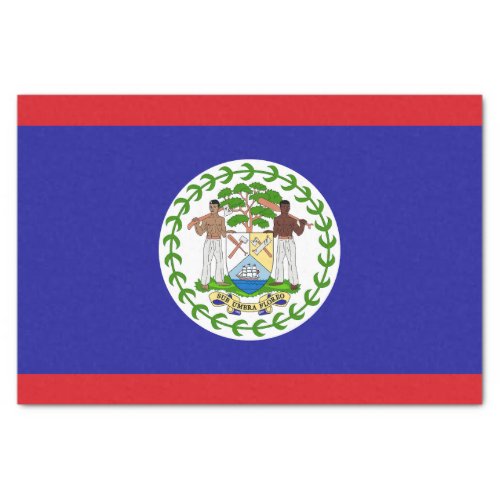 Belizean Flag Tissue Paper