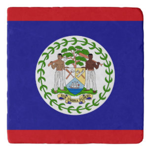 Belizean Flag Trivet