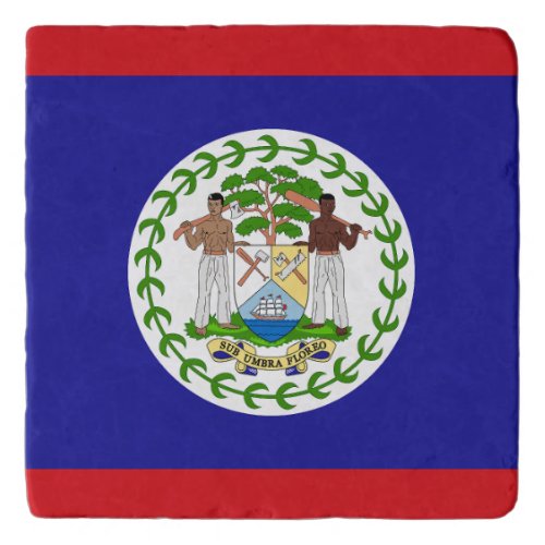 Belizean Flag Trivet