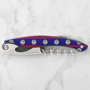 Belizean Flag Waiter's Corkscrew