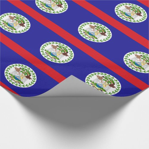 Belizean Flag Wrapping Paper