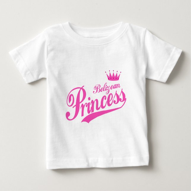 Belizean Princess Baby T-Shirt (Front)