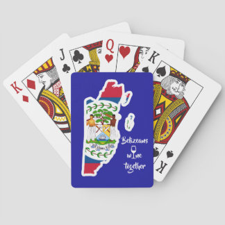 Belizeans Wine Together Poker Cards