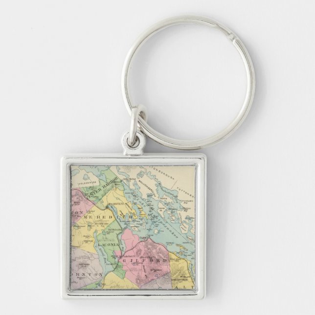 Belknap County, NH Keychain (Front)