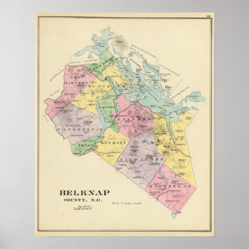 Belknap County NH Poster