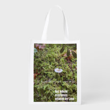 Belknap Mushroom Reusable Grocery Bag with Quote