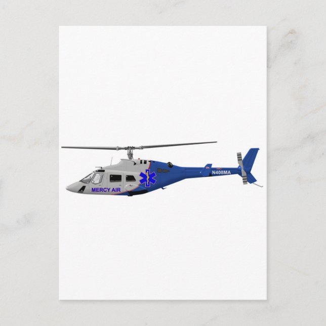 Bell 230 EMS Postcard (Front)