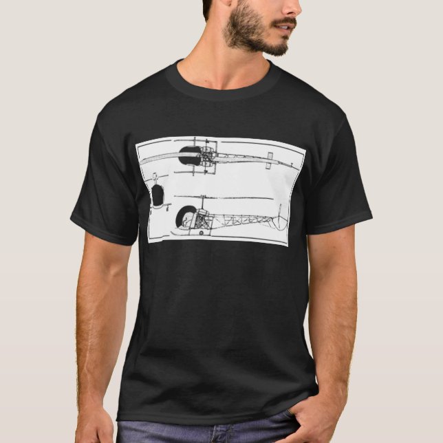 Bell 47 Helicopter T-Shirt (Front)