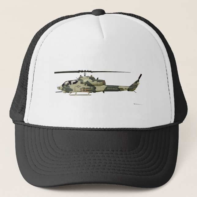Bell AH-1W Super Cobra Trucker Hat (Front)