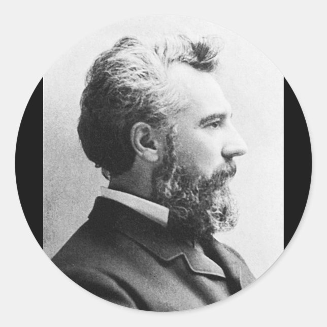 Bell ~ Alexander Graham / Inventor Educator Classic Round Sticker (Front)