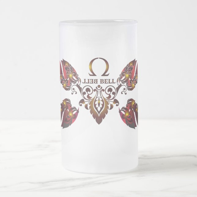 Bell Beer Glass Frosted Glass Beer Mug (Center)