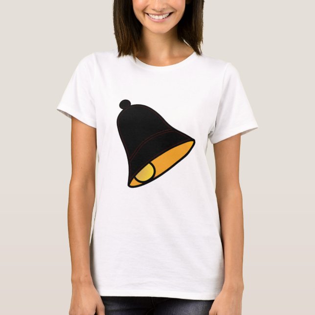 Bell Black Red 45 deg The MUSEUM Zazzle Gifts T-Shirt (Front)