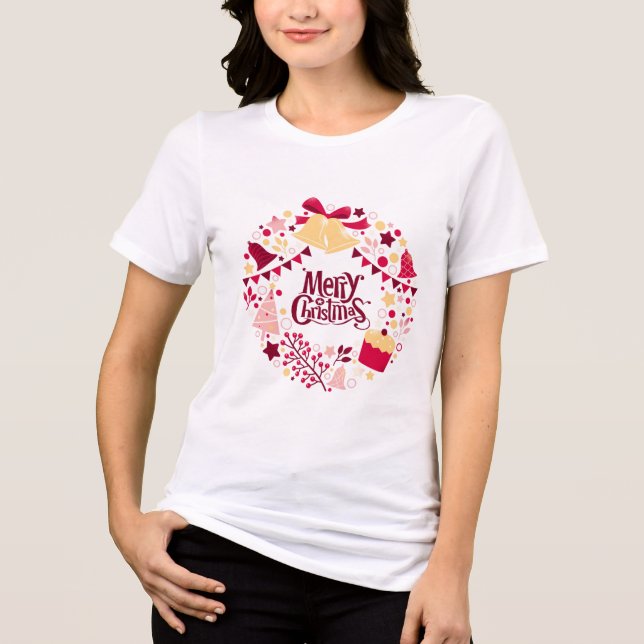 Bell + Canvas Tri-Blend Women's T-Shirt Tri-Blend Shirt (Front)
