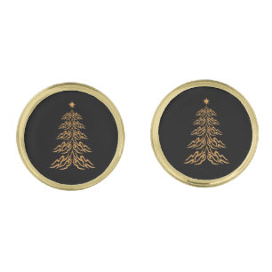 Bell Christmas Tree Cufflinks