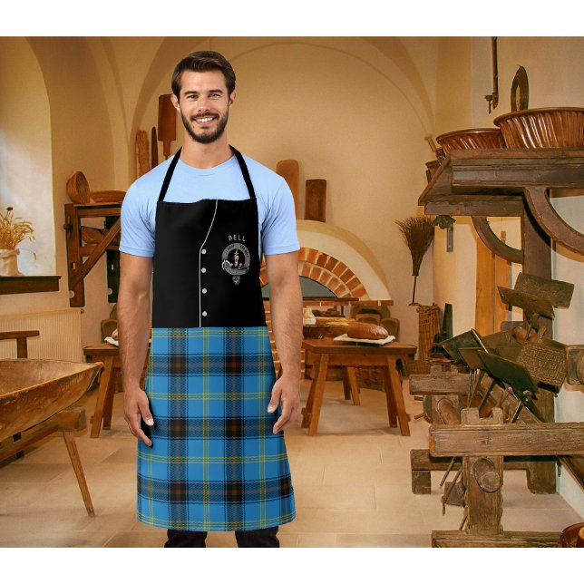 Bell Clan Badge & Tartan Kilt Apron (Creator Uploaded)