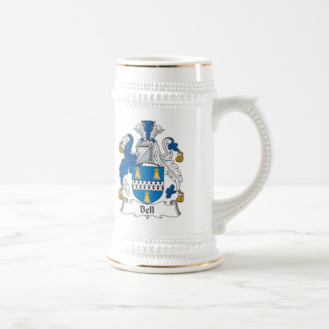 Bell Family Crest Beer Stein (Right)